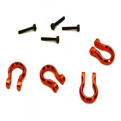 Integy Realistic 1/10 Bow Shackle (4) for Off-Road Trail Rock Crawling