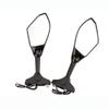 Yibid Integrated Motorcycle LED Turn Signal Light Mirrors Compatible with for Suzuki SV650S 2003-2008, SV1000S 2003-2007, GSF 1200S BANDIT 2001-2005,GSF 600S, Solid Black Smoke Lens view 2