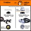 Eagle Eye 18mm Projector PIR Lens ICE White 8K Fog Light DRL Backup Signal - 20 PCS view 3