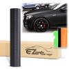 12"x60" (1FTx5FT) Black Brushed Aluminum Vinyl Wrap DIY Decal Car Auto Vehicle Motorcycle Air Release Bubble Free Self Adhesive Peel and Stick Free Tool Kit view 1