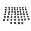 HONGK- 52PCS Black Bolt Cap Topper Cover Nut Compatible with 2004-2015 Harley Sportster Engine [B078YN5DRG] view 1