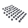 HONGK- 52PCS Black Bolt Cap Topper Cover Nut Compatible with 2004-2015 Harley Sportster Engine [B078YN5DRG] view 3