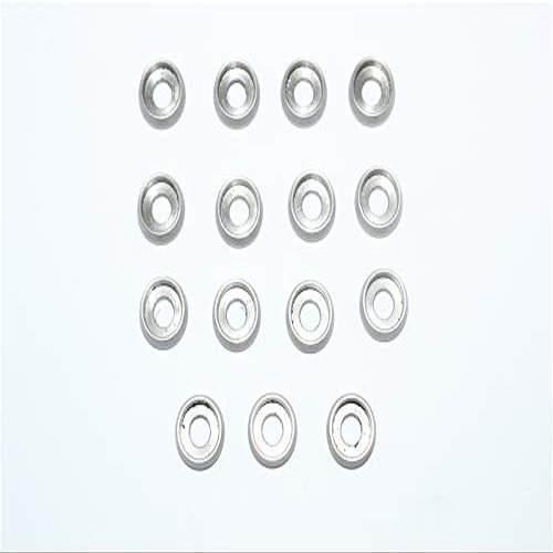 Stainless Steel 4mm Hole Round Head Screw Meson - 15Pc Set