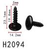 Autobahn88 Round-Head Tapping Screw (M5x2.2mm) for Fender Liner Splash Shield, Compatible with VW (Pack of 10) view 2