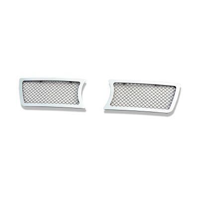 APS Compatible with Chrysler 300C 2005-2010 06 07 08 09 with Fog Light Lower Bumper Stainless Steel Chrome Mesh Front Grill Grille Insert S18-S90357R