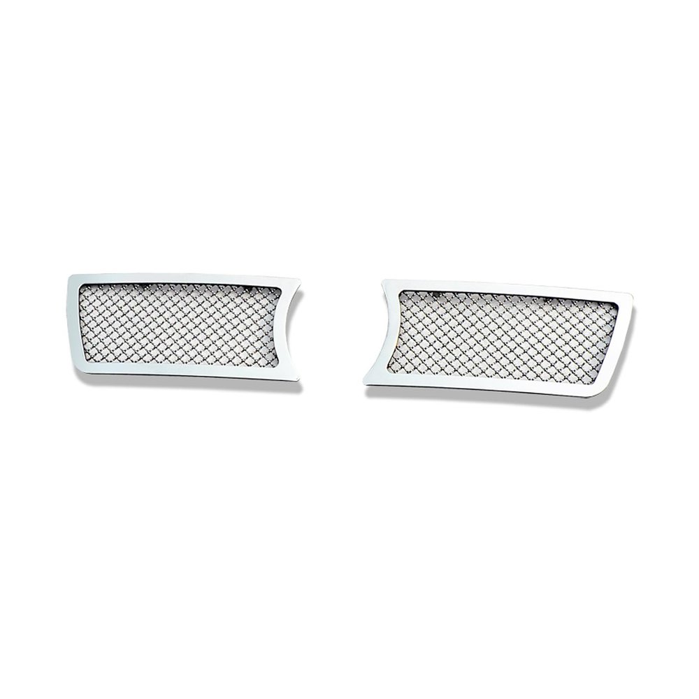 APS Compatible with Chrysler 300C 2005-2010 06 07 08 09 with Fog Light Lower Bumper Stainless Steel Chrome Mesh Front Grill Grille Insert S18-S90357R
