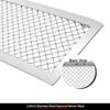 APS Compatible with Chrysler 300C 2005-2010 06 07 08 09 with Fog Light Lower Bumper Stainless Steel Chrome Mesh Front Grill Grille Insert S18-S90357R view 2