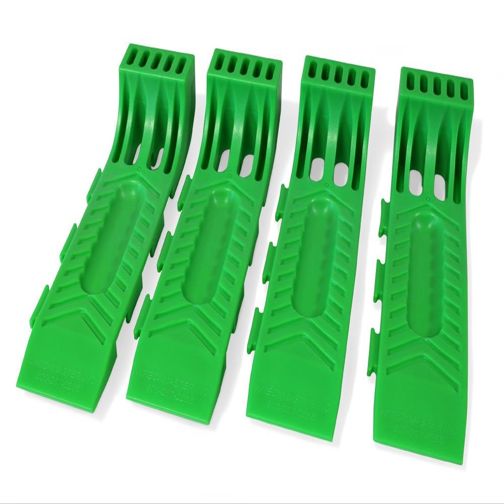 BA Products New Improved Wreckmaster 48-701135 Green Interlocking Wreckmaster Tire Skates (Set of 4) for Rollbacks, Flatbeds, Carriers, Wreckers, Tow Trucks