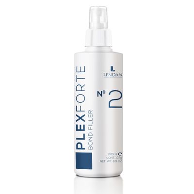 Lendan - Damaged Hair Repair Treatment - Plex Forte N2 Bond Filler - 200 ml - Strengthens Hair - Nourishes and Repairs Damaged Hair - Preserves Color Longer - Heat Protector