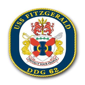 US Navy Ship USS Fitzgerald DDG-62 Decal Sticker 3.8"