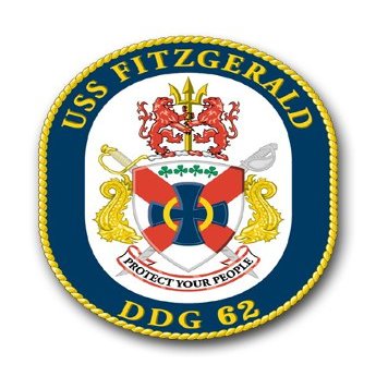 US Navy Ship USS Fitzgerald DDG-62 Decal Sticker 3.8"