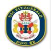 US Navy Ship USS Fitzgerald DDG-62 Decal Sticker 3.8" view 1