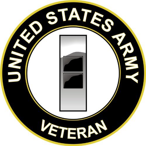 3.8" US Army Chief Warrant Officer 2 Veteran Decal Sticker