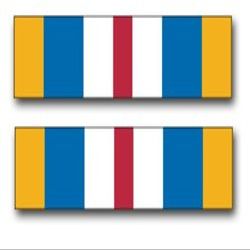 United States Army Defense Superior Service Medal Ribbon Decal Sticker 3.8"