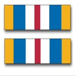 United States Army Defense Superior Service Medal Ribbon Decal Sticker 3.8"