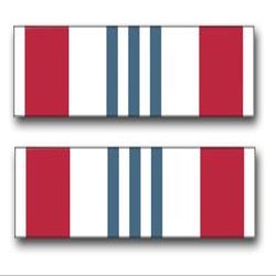 United States Army Defense Meritorious Service Medal Ribbon Decal Sticker 3.8"
