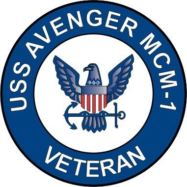 US Navy USS Avenger MCM-1 Ship Veteran Decal Sticker 5.5"