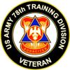 US Army Veteran 78th Training Division Unit Crest Sticker Decal 3.8" view 1
