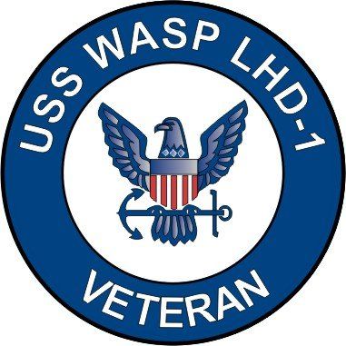 US Navy USS Wasp LHD-1 Ship Veteran Decal Sticker 3.8"