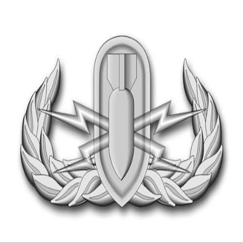 US Navy Basic Explosive Ordnance Disposal Decal Sticker 3.8"