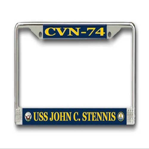 MilitaryBest USS John C. Stennis CVN-74 License Plate Frame