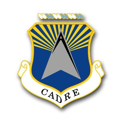 US Air Force Cadre Decal Sticker 3.8"