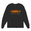 Tee Hunt Roll with Power Pickup Truck Men's Big and Tall Graphic Long Sleeve T-Shirt - Offroad 4x4 Design 3X-Large Black view 1