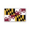 2-Pack Maryland State Flag Decal Stickers | Official State Flag of Maryland Stickers | 5-Inches by 3-Inches | Premium Quality Vinyl | PD326 view 1