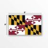 2-Pack Maryland State Flag Decal Stickers | Official State Flag of Maryland Stickers | 5-Inches by 3-Inches | Premium Quality Vinyl | PD326 view 2