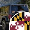 2-Pack Maryland State Flag Decal Stickers | Official State Flag of Maryland Stickers | 5-Inches by 3-Inches | Premium Quality Vinyl | PD326 view 3