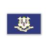 2-Pack Connecticut State Flag Decal Stickers | Official Flag of Connecticut Stickers | 5-Inches by 3-Inches | Premium Quality Vinyl | PD313 view 1