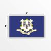 2-Pack Connecticut State Flag Decal Stickers | Official Flag of Connecticut Stickers | 5-Inches by 3-Inches | Premium Quality Vinyl | PD313 view 2