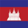 2-Pack Cambodia Flag Decal Sticker | 5-Inches by 3-Inches | Premium Quality Vinyl | PD398 view 1