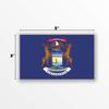 2-Pack Michigan State Flag Decal Stickers | Official Flag of Michigan Stickers | 5-Inches by 3-Inches | Premium Quality Vinyl | PD328 view 2