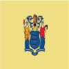 2-Pack New Jersey State Flag Decal Sticker | 5-Inches by 3-Inches | Premium Quality Vinyl | PD336 view 1