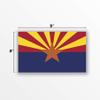 2-Pack Arizona State Flag Decal Sticker | 5-Inches by 3-Inches | Premium Quality Vinyl | PD309 view 2