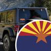 2-Pack Arizona State Flag Decal Sticker | 5-Inches by 3-Inches | Premium Quality Vinyl | PD309 view 4