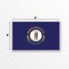 2-Pack Kentucky State Flag Decal Sticker | Official Flag of Kentucky Sticker | 5-Inches by 3-Inches | Premium Quality Vinyl | PD323 view 2