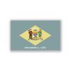2-Pack Delaware State Flag Decal Stickers | Official Flag of Delaware Stickers | 5-Inches by 3-Inches | Premium Quality Vinyl | PD314 view 1