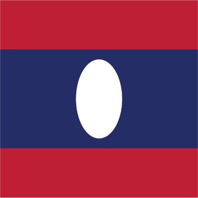 2-Pack Laos Flag Decal Sticker | 5-Inches by 3-Inches | Premium Quality Vinyl | PD463