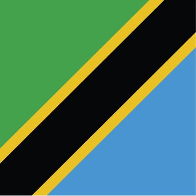 2-Pack Tanzania Flag Decal Sticker | 5-Inches By 3-Inches | Premium Quality Vinyl | PD548