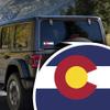 2-Pack Colorado State Flag Decal Sticker | Official State Flag of Colorado Sticker | 5-Inches by 3-Inches | Premium Quality UV Protected Laminated Vinyl | PD312 view 3