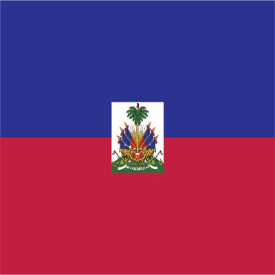 2-Pack Haiti Flag Decal Sticker | 5-Inches by 3-Inches | Premium Quality Vinyl | PD442
