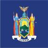 2-Pack New York State Flag Decal Sticker | 5-Inches by 3-Inches | Premium Quality Vinyl | PD338 view 1