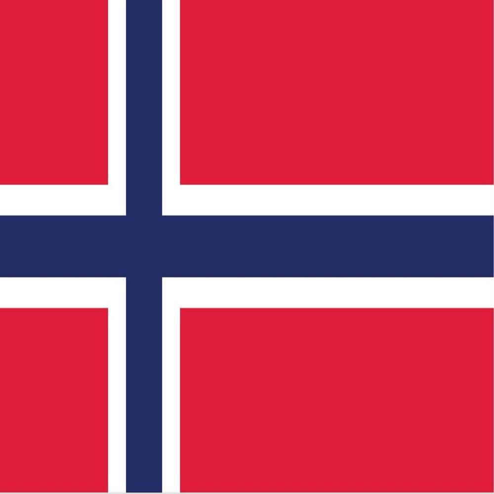 2-Pack Norway Flag Decal Sticker | 5-Inches By 3-Inches | Premium Quality Vinyl | PD501