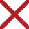 2-Pack Alabama State Flag Decal Sticker | 5-Inches by 3-Inches | Premium Quality Vinyl | PD307 view 1