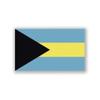 2-Pack Bahamas Flag Decal Sticker | 5-Inches by 3-Inches | Premium Quality Vinyl | PD380 view 1