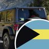 2-Pack Bahamas Flag Decal Sticker | 5-Inches by 3-Inches | Premium Quality Vinyl | PD380 view 3