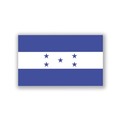 2-Pack Honduras Flag Decal Stickers | Official Flag of Honduras Stickers | 5-Inches by 3-Inches | Premium Quality Vinyl | PD443