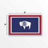 2-Pack Wyoming State Flag Decal Stickers | Official Flag of Wyoming Stickers | 5-Inches by 3-Inches | Premium Quality Vinyl | PD356 view 2